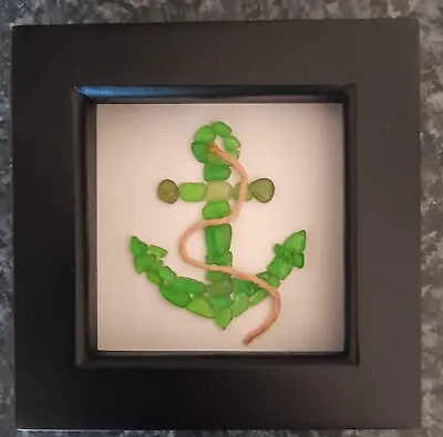 Sea Glass Picture - Anchor • £11