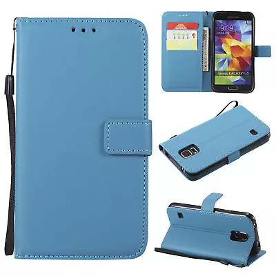 For Samsung S3/S4/S5/S6/S7/S8+/mini Magnetic Wallet Leather Card Slot Case Cover • $12.99