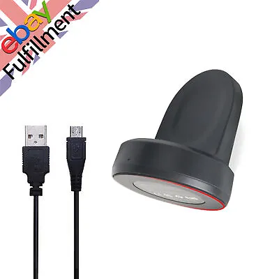 Wireless Charger Dock Holder With Cable For Galaxy Smart Watch Gear S2 S3 R800 • £13.19