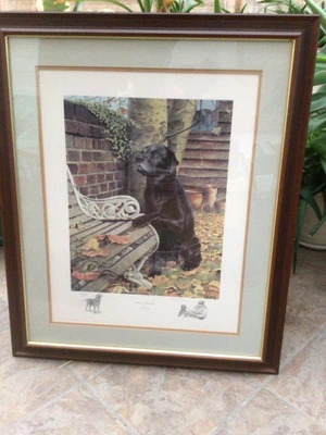 £650 • Buy Nigel Hemmings. Wish You Were Here. Labrador Retreaver Print