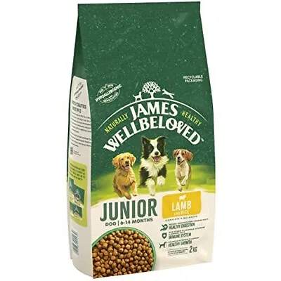 £11.99 • Buy James Wellbeloved Complete Hypoallergenic Junior Dry Dog Food Made With 100% Nat
