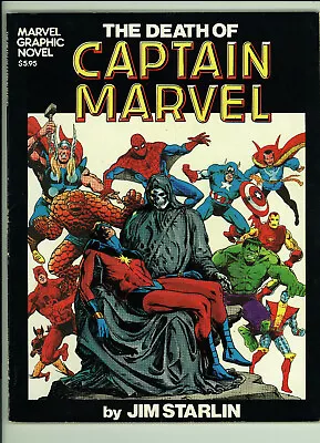 Marvel Graphic Novel 1 - Death Of Captain Marvel - 2nd Print - 7.0 FN/VF • $16.99