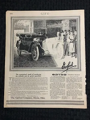 Vintage GARFORD AUTO  COMPANY 9x11  Automotive Print Ad VG 4.0 Elyria Ohio • $15.25