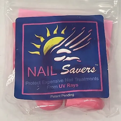 NAIL SAVERS Individual Bag Contains 10 Finger Tips Protect Nails From Tanning... • $4.89