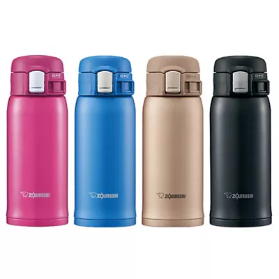 Zojirushi SM-SD36 Stainless Steel  One Touch Open  Vacuum Bottle 360ml • $62