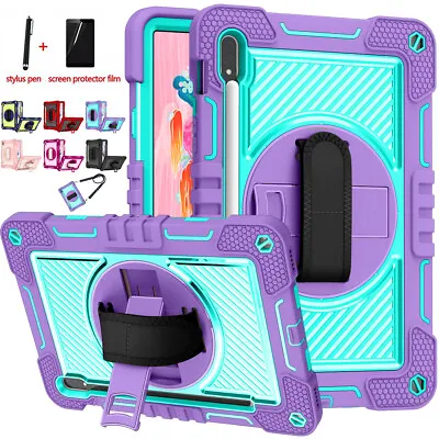 $28.99 • Buy For Samsung Galaxy Tab A A7 A8 S7 FE S8 Tablet Shockproof Strap Stand Case Cover