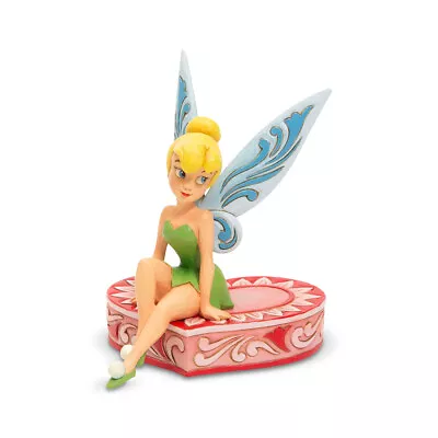 Jim Shore Disney Traditions Tinker Bell On Heart Figurine 6005966 • $86
