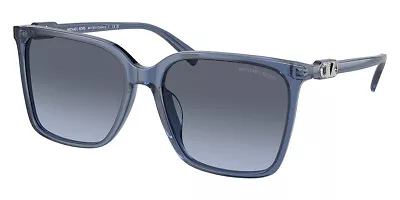 Michael Kors Women's Canberra 56mm Blue Transparent Sunglasses MK2197U-39568F-56 • $39.99