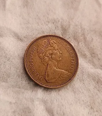 Rare 1971 D.G.REG. 1971 Queen Elizabeth II New Pence 2 Coin • $449.99