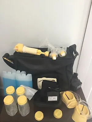 Medela Pump In Style Double Breast Pump Shoulder Bag On The Go Battery/ Electric • $89