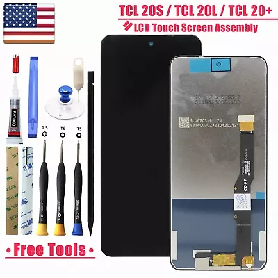 LCD Display Touch Screen Digitizer For TCL 20S T773O / 20L T774 / 20L+ Plus T775 • $32.38