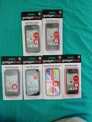 Gadget Shop I Phone 4 Cases Job Lot Brand New Pack • £5