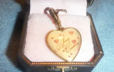 £45 • Buy Juicy Couture GOLD Heart  - Many ❤️ Bracelet Charm   RARE 