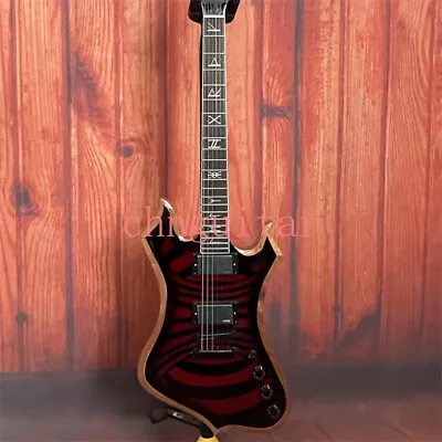 Red Zakk Wylde Nomad Redrum Vortex Electric Guitar HH Pickups Black Hardware • $303.05