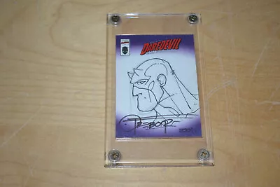 Daredevil Custom Cover 2001 Topps Marvel Legends Sketch Card By Roberto Flores • $129