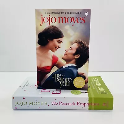 2 X Jojo Moyes Paperback Books Love Romance Me Before You & The Peacock Emporium • $18.66