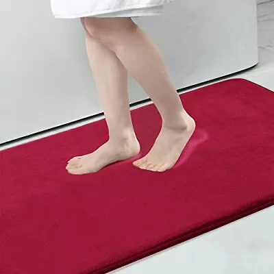 Memory Foam Bath Mat Super Soft Absorbent Bathroom Rugs Non Slip Bath Rug Runner • $27.18