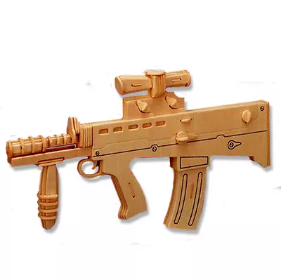 3-D Wooden Puzzle - Carbine L85A1 Model -Gift Item  Brand New  • $12.10