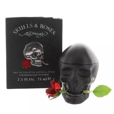 ED HARDY SKULLS & ROSES By Ed Hardy 2.5  OZ EAU DE TOILEETE NATURAL SPRAY NEW In • $25.07