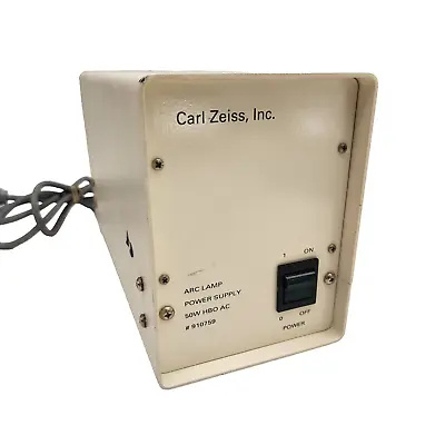 Carl Zeiss Microscope Arc Lamp Power Supply 50W HBO AC 910759 | Powers On • $72