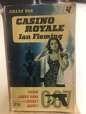Casino Royale - 1963 Ian Fleming Novel. Pan Paperback Book. James Bond (12th Ed) • £6.49