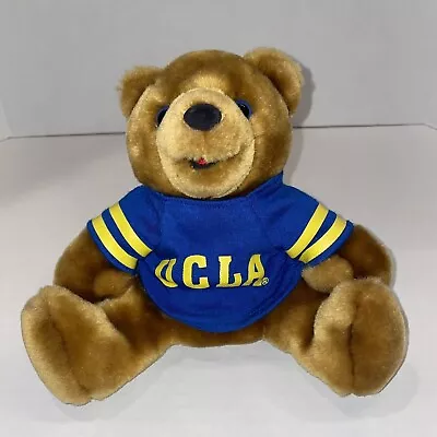 6” Vintage UCLA Joe BRUINS Bear Plush Pellet Filled It’s All Greek To Me • $12.95