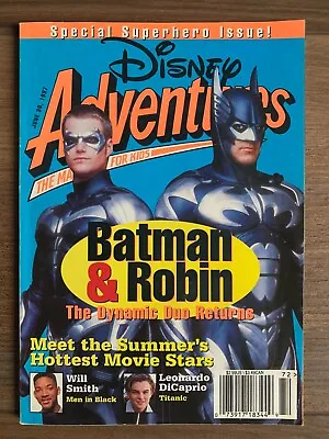 $8.99 • Buy Disney Adventures Magazine BATMAN & ROBIN SPECIAL SUPERHERO ISSUE!  JUNE 1997