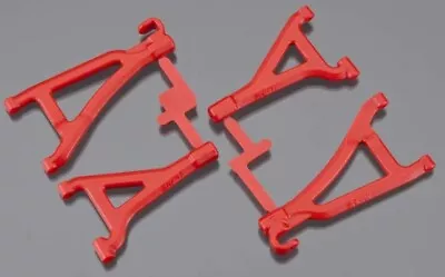 RPM 80699 Front Upper & Lower A-Arms Red 1/16 E-Revo • $10.99