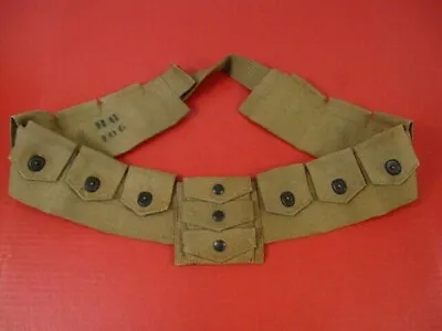 WWI US Army M1912 Cavalry Bandolier Cartridge Belt - Mills 1918 - Unissued- RARE • $499.99