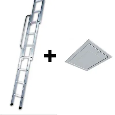 £149.95 • Buy Manthorpe GL250 Loft Hatch / Door AND Youngmans 3 Section Loft Ladder EASIWAY