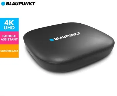 BLAUPUNKT BATV7 Android TV Box Bluetooth Remote Control 4K Ultra HD Chromecast • $999