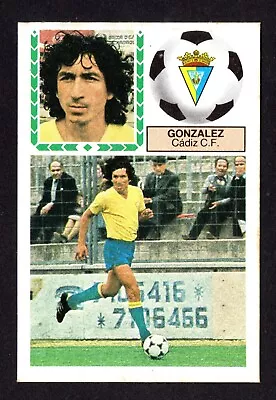 Jorge Magico Gonzalez - Cadiz Cf 1983-84 Card Este Panini Liga 83/84 Recovered • $80