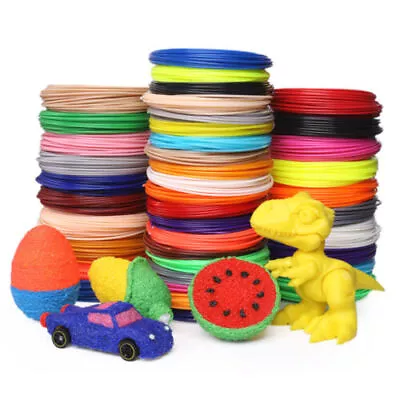 DIY 200M 20 Colours 3D Pen Filament PLA 1.75mm Plastic Rubber Printing Filaments • $20.99