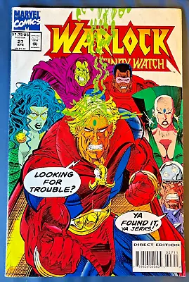 WARLOCK INFINITY WATCH #27 April 1994  Avengers Vs Infinity Watch Marvel Comics • $3