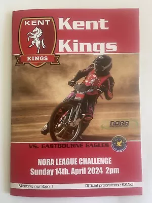 14/04/2024 Kent V Eastbourne Speedway Programme • £3.50