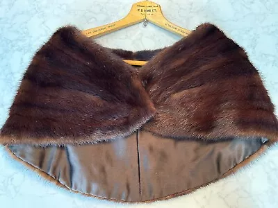 Vintage Mink Stole From Fur Nakamura Ginza Tokyo 1950’s Size Small • $50