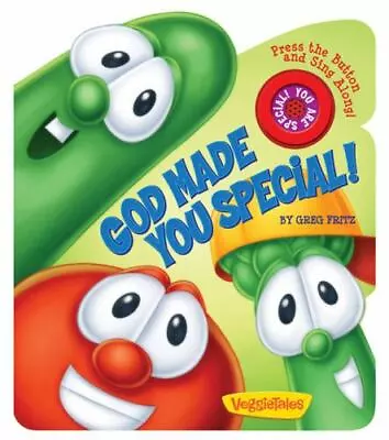 God Made You Special; Veggietales - Greg Fritz 9780824918378 Board Book • $4.73