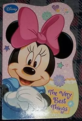 Disney Shape Book Minnie Mouse The Very Best Things Board Book - ACCEPTABLE • $4.48