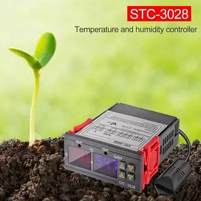 STC-3028 Intelligent Thermometer Hygrometer Incubator Thermostat Humidistat • $21.99