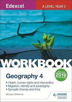 Edexcel A Level Geography Workbook 4: Health Human Rights And Intervention; Mig • £17.10