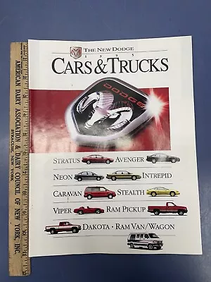 Vintage NOS 1995 Dodge Lineup Cars And Trucks Viper Stealth Ram Avenger • $9.95