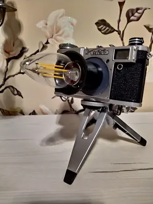 🥰👍Old Loft Vintage Lamp From A Kyiv Camera-analogue Of Zeiss Contax... • £130.33