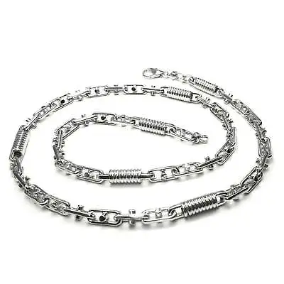 Monte Carlo Chain Men's 925 Sterling Silver Long Necklace 24  • £160.54