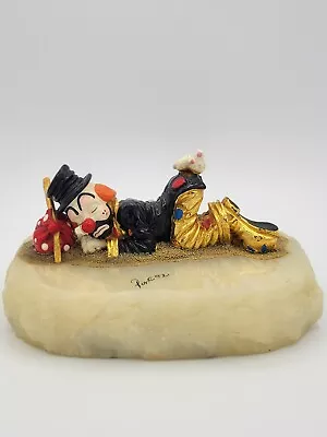 1992 Ron Lee Clown Hobo  Nest To Nothing  Birds Signed Numbered Onyx Base Figure • $60