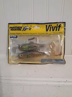 Panther Martin Vivif Wiggling Wobbling Holographic Swimbaits 2 Pk • $14.95