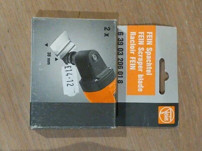 £9 • Buy Fein Supercut 63903206018 Spatula 2 Pc(s) Multi Tool Rigid Scraper Blade