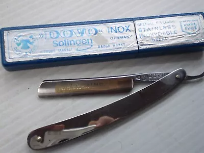 Straight  Razor  Dovo Inox  5/8 -  Metal Handle • $44