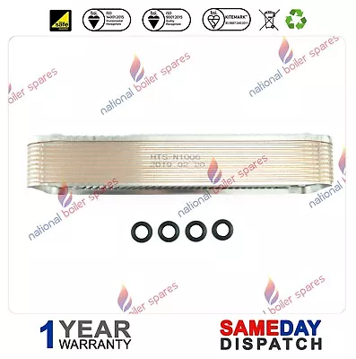 £68.19 • Buy Worcester Greenstar 34 35 37 38 40 42 Cdi Dhw 20 P Heat Exchanger 87161082120 