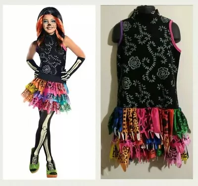 Girl's Rubies 886700 Skelita Calaveras Monster High Costume Dress Size: Medium • $9.49