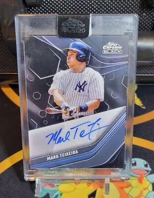 2023 Topps Chrome Black Mark Teixeira Auto #CBA-MTE • $3.51